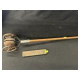 Vintage Pull Toy w/ Brass Harmonica