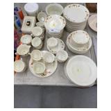 Asst. of Hall Wheat Pattern Dinnerware