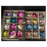 (2) Boxes Vtg. Shiny Bright Mercury Ornaments