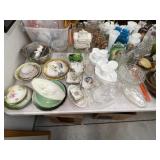 Chinaware, Milk Glass & Pattern Glass