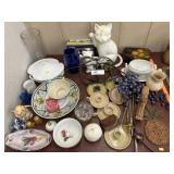 Candlesticks, Chinaware & DVDs