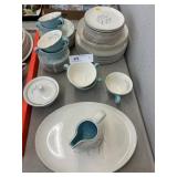 Asst. Turquoise Dinnerware