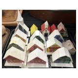 Grp. Japan Plastic Lighted Christmas Houses