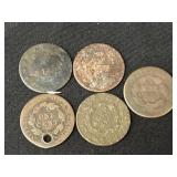 (5) US Large Cents