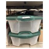 (2) Storage Totes w/ Lids