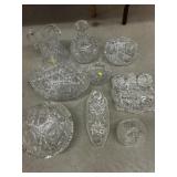 Lg. Selection of Pattern Glass