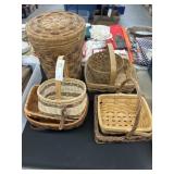 Asst. Wicker & Split Wood Baskets