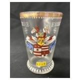Stiegel Decorated Tumbler