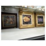 (3) Framed Prints on Canvas