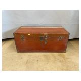 Wood Tool Chest w/ Hardware Fittings