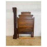 Wooden Single Bed Frame With Headboard