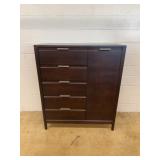 Baronet Modern 4 Drawer Chest w/ Cabinet