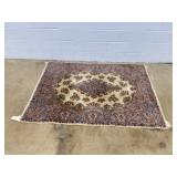 Floral Medallion Wool Rug