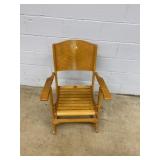 Cl©ment Folding Wooden Rocking Chair