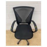 Black Mesh Back Swivel Office Chair