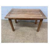 RockWood Wooden Slatted Side Table