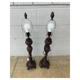 Hammered Metal Table Lamp Bases