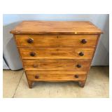 Antique Four-Drawer Pine Chest
