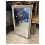 Rectangular Wall Mirror With Gold-Tone Frame