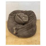 Lovesac SuperSac Bean Bag Chair Brown
