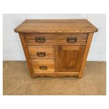 Vintage Oak Washstand