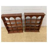 Wood Wall Hanging Miniature Shelves