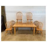Zimmerman Chair Dining Table With 6 Chairs