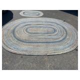 Oval Braided Area Rug and Accent Rug Set