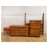 Chatham Cherry Bedroom Set 4-Piece Suite