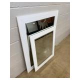 White Framed Wall Mirrors