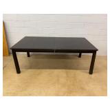 Rectangular Dark Wood Dining Table