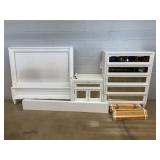 3 Pc. Z Gallerie Bedroom Set w/ Mirror Accents