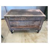 Antique Wood Storage Chest
