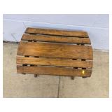 Wooden Folding Slatted Table
