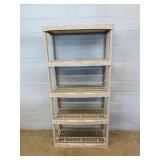 Rubbermaid 5-Shelf Plastic Storage Rack