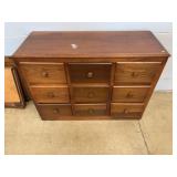 Wood 9-Drawer Dresser Chest w/ Knob Pulls