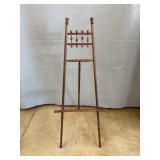 Wooden Folding Easel With Turned Detailing