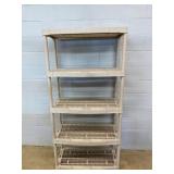 Rubbermaid Plastic 5-Shelf Storage Rack