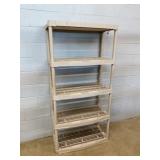 Rubbermaid 5-Shelf Plastic Storage Rack