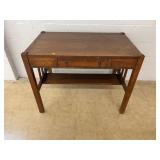 Mission-Style Oak Writing Desk w/ Drawer