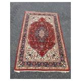 Hand-Knotted Persian Style Wool Rug