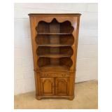 Hartford House Solid Maple Corner Cabinet