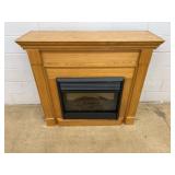 Dimplex Electric Fireplace with Oak Mantel