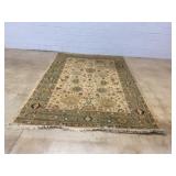 Hand-Knotted Wool Area Rug, Oriental Design