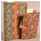 Two 19th c Books with Hand-made Covers