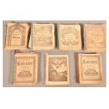 Lot of 59 Almanacs 19th c Incl Lancaster & Phila
