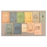 11 Chapbooks 19th century