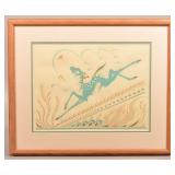 Woody Crumbo Silk Screen Print