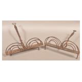 Two 19th Century Wrought Iron Swivel Toasters.