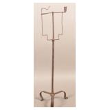 Antique Wrought Iron Combination Lamp.